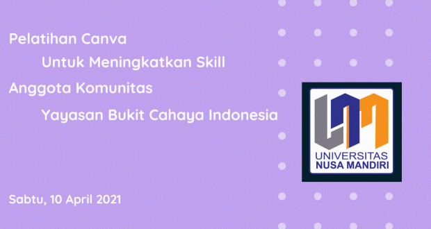 Pelatihan Canva Untuk Meningkatkan Skill Anggota Komunitas Yayasan